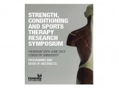 Strength and Conditioning and Sports Therapy Research Symposium